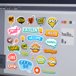 Wie man mit personalisierten Sticker kreativ werden kann