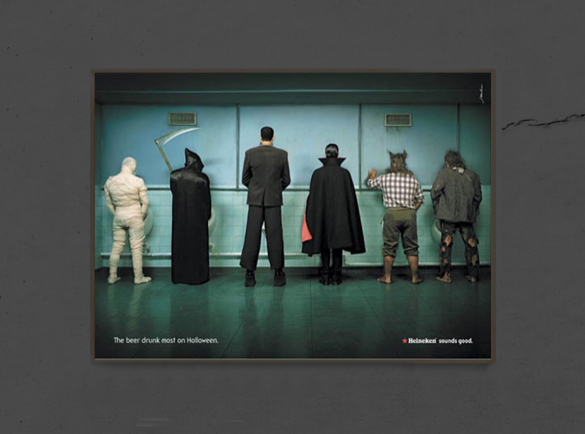 7 Spooktacular Halloween Print Advertisements | 3. Monster Gathering