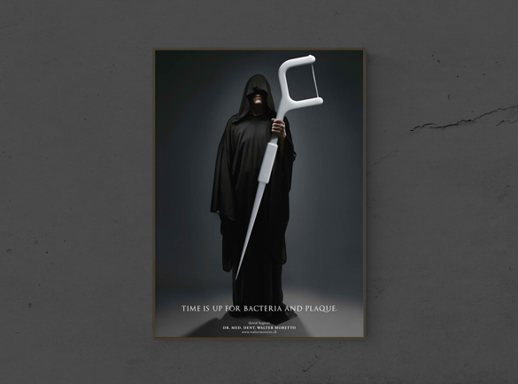 7 Spooktacular Halloween Print Advertisements | 4. Watch out Bacteria and Plaque